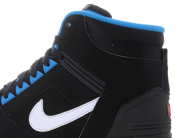 Nike Air Force II High - Black - Photo Blue - Red