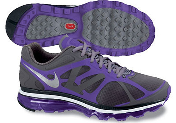 Nike Air Max 2012 Cool Grey Pure Purple White Metallic Silver Spring 2012