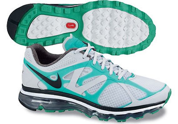 Nike Air Max 2012 Pure Platinum Stadium Green Black Spring 2012 C