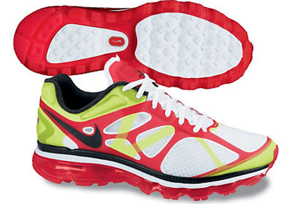 Nike Air Max 2012 White Volt University Red Black Spring 2012