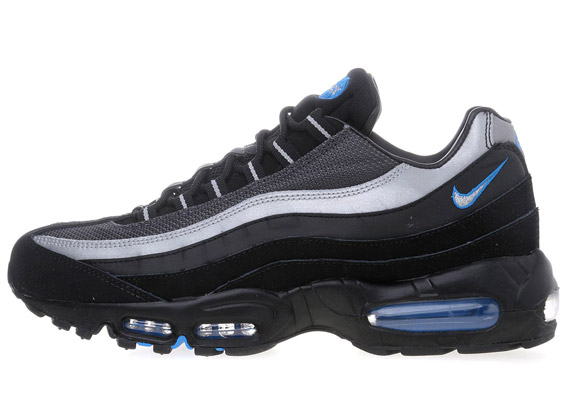 Nike Air Max 95 Black Metallic Silver Photo Blue Jd 06