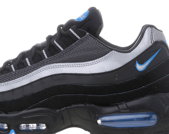 Nike Air Max 95 - Black - Metallic Silver - Photo Blue