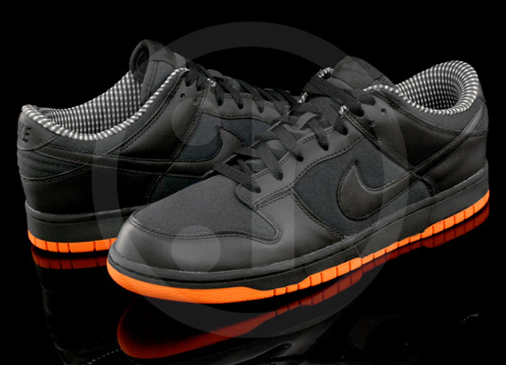 Nike Dunk Low Cl Black Bright Mandarin 2