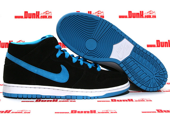 Nike Sb Dunk Mid Black Orion Blue 07