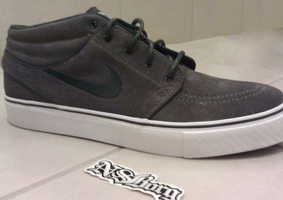 Nike Sb Stefan Janoski Mid Anthracite Suede 2