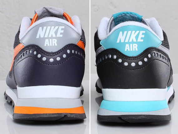 Nike Air Venture - Black - Mineral Blue + Gridiron - Bright Mandarin