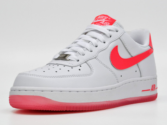 Nike Wmns Air Force 1 Low White Solar Red 2