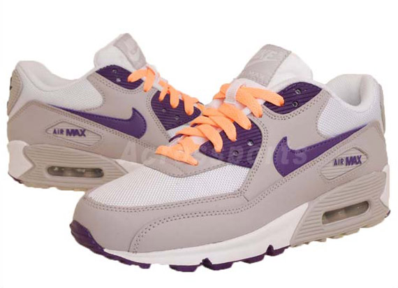 Nike Wmns Air Max 90 Tech Grey Club Purple 3