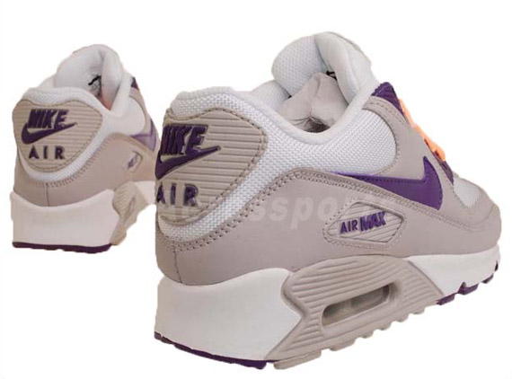 Nike Wmns Air Max 90 Tech Grey Club Purple 4