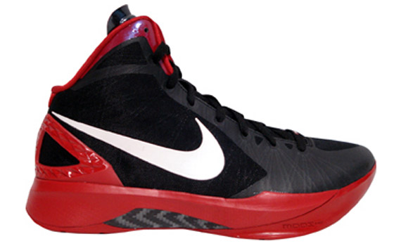 Nike Zoom Hyperdunk 2011 Black White Red 01