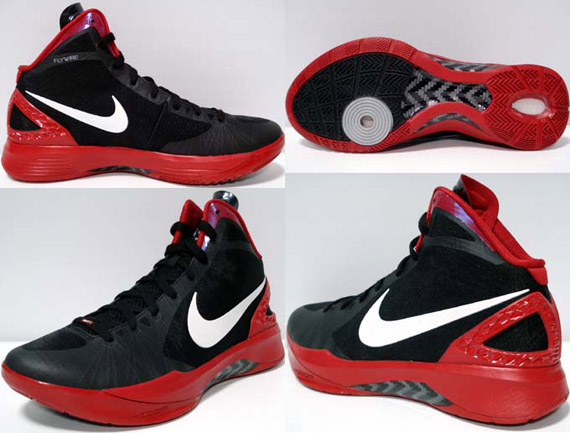 Nike Zoom Hyperdunk 2011 Black White Red 03