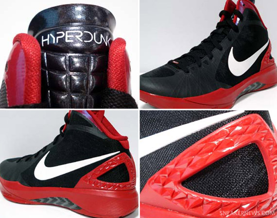 Nike Zoom Hyperdunk 2011 Black White Red 04