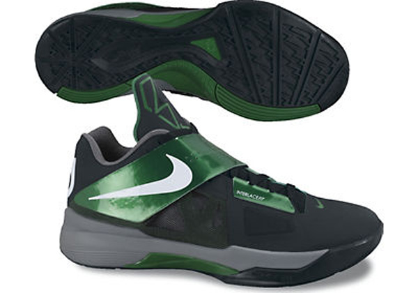 Nike Zoom Kd Iv Black Gray Green