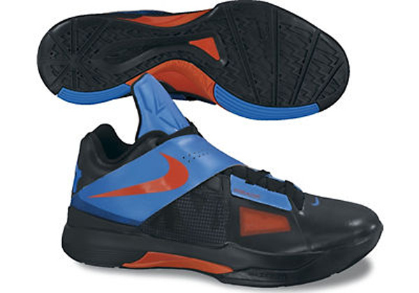 Nike Zoom Kd Iv Black Photo Blue Team Orange Spring 2012