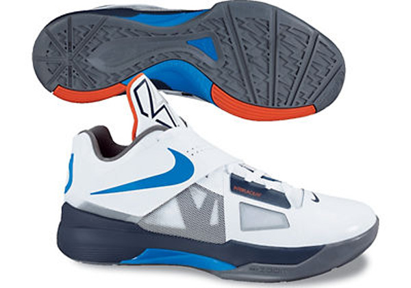 Nike Zoom Kd Iv White Midnight Navy Cool Grey Photo Blue Spring 2012