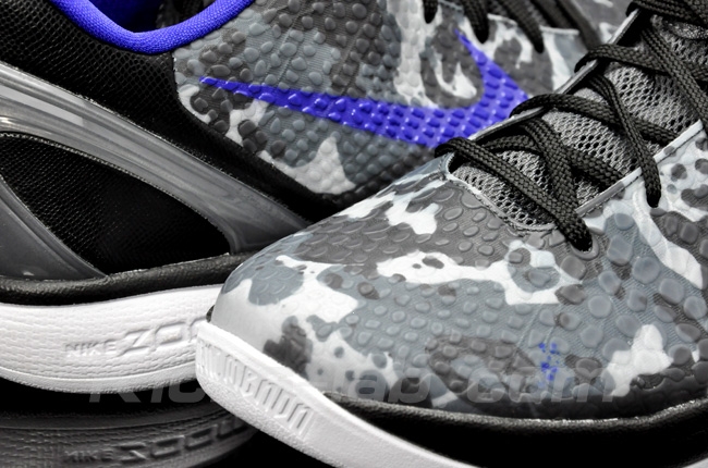 Nike Zoom Kobe Vi Camo Grey Blue Red 5