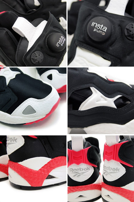 Reebok Insta Pump Fury White Black Cherry 01