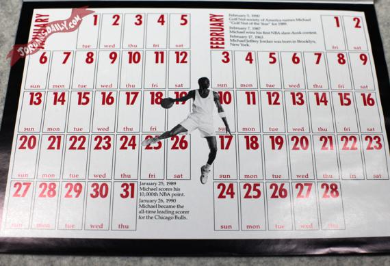 Wheaties Air Jordan Flight Club 1991 Calendar 16