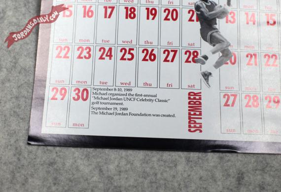 Wheaties Air Jordan Flight Club 1991 Calendar 7