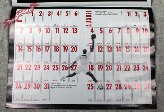 Wheaties Air Jordan Flight Club 1991 Calendar 9