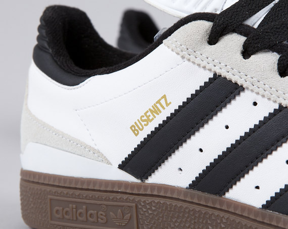 adidas Busenitz – White – Black – Gum