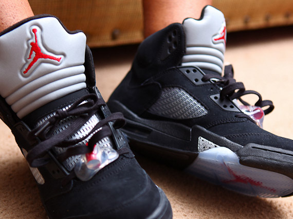 Air Jordan V Retro – Black – Metallic Silver – New Detailed Images