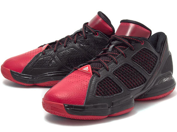 Adidas Adizero Rose 1.5 Low Black Red 2