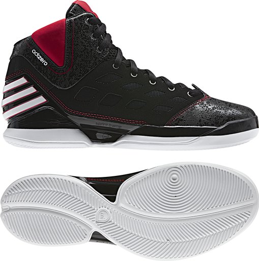 Adidas Adizero Rose Dominate Black Red White 1