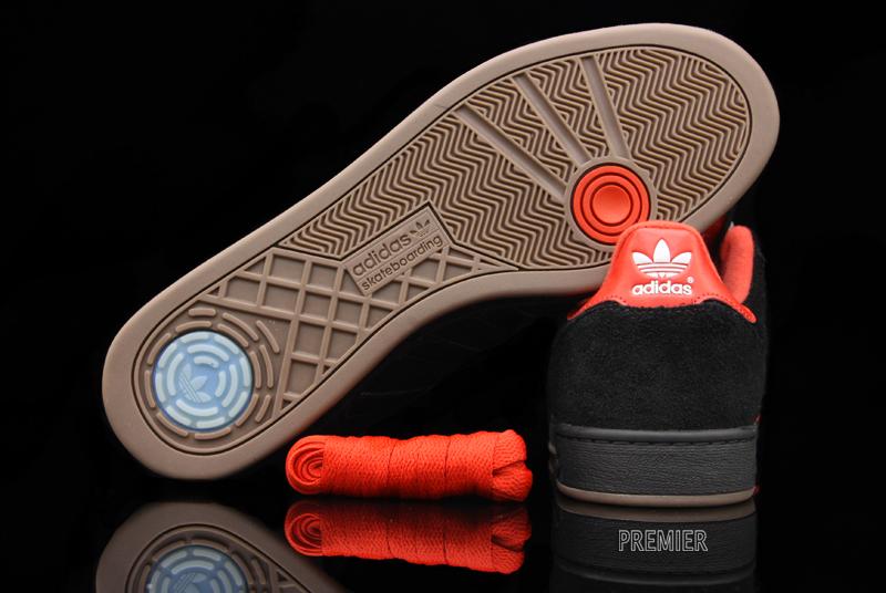 Adidas Skate Ronan Pete Eldridge Black Red Gum 3