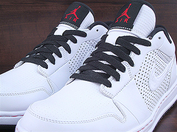 Air Jordan Alpha 1 Low - White - Black - Varsity Red | Available on eBay