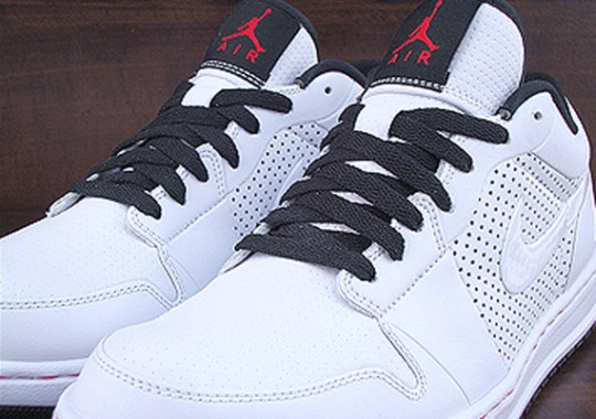 Air Jordan Alpha 1 Low – White – Black – Varsity Red | Available on eBay