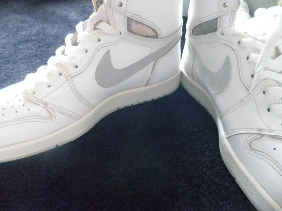 Air Jordan 1 White Grey Og Pair On Ebay 03