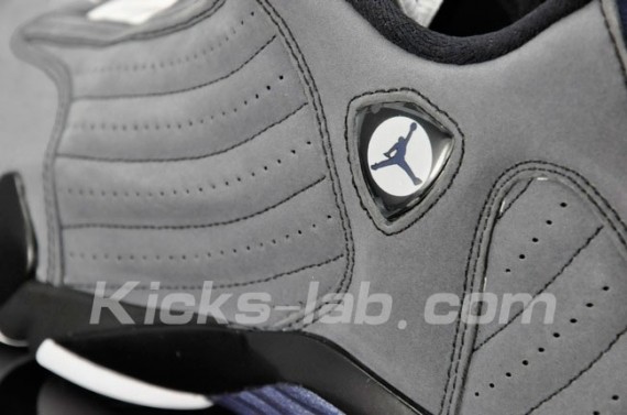 Air Jordan 14 Retro - Light Graphite - Midnight Navy - Black | Detailed Images