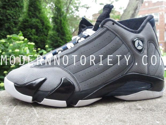 Air Jordan 14 Light Graphite Midnight Navy Black 02