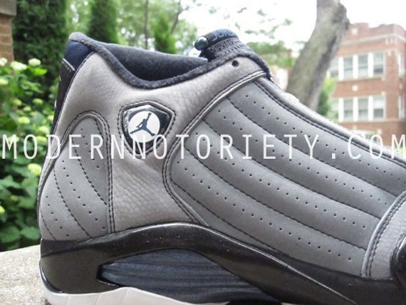 Air Jordan 14 Light Graphite Midnight Navy Black 04