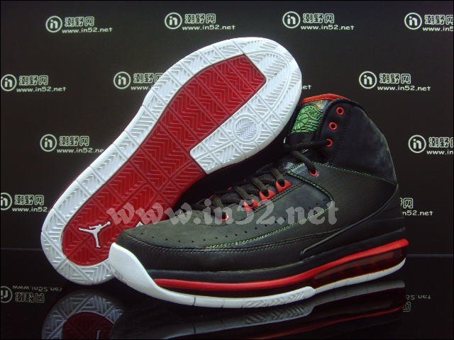 Air Jordan 2.0 Black Red Green White 6