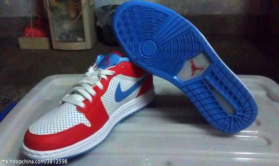 Air Jordan Alpha 1 Low Red White Blue 05