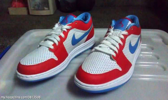 Air Jordan Alpha 1 Low Red White Blue 06