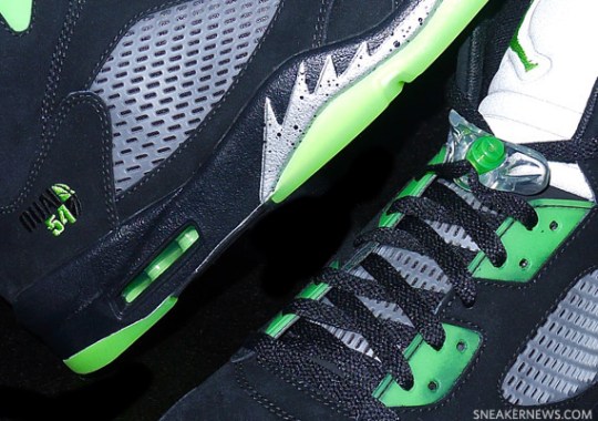 Air Jordan V Quai 54 – Black – Detailed Images