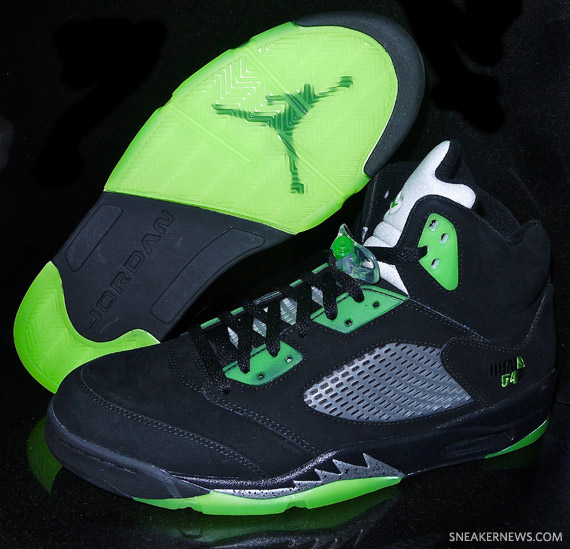 Air Jordan V Quai 54 Black Detailed Images 87