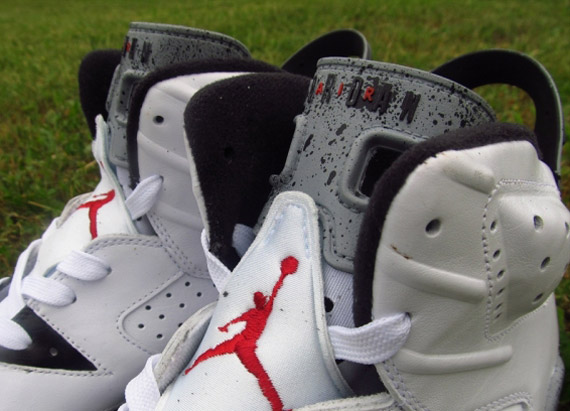 Air Jordan Vi White Cement By Mizzeecustoms