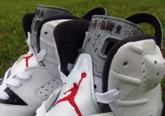 Air Jordan VI ‘White Cement’ Customs by MizzeeCustoms