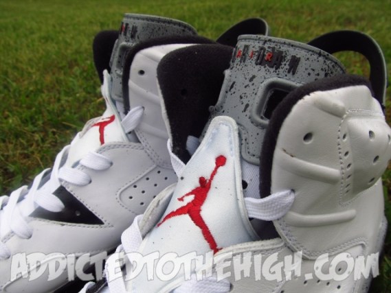 Air Jordan Vi White Cement Custom By Mizzee 5