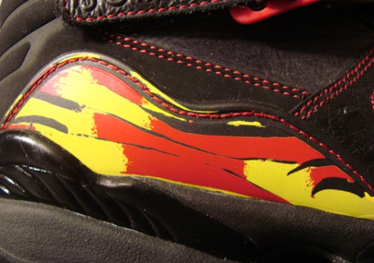 Air Jordan VIII Low – Black – Zest- Varsity Red | Unreleased Sample