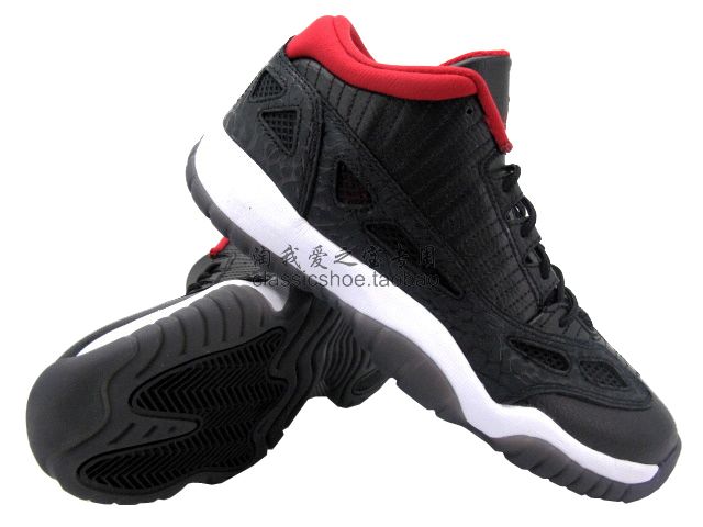 Air Jordan Xi Ie Black Varsity Red 4
