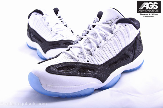 Air Jordan Xi Ie Low White Black Ags 05