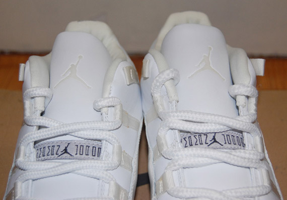 Air Jordan XI Low - White - Light Zen Grey - Unreleased Sample