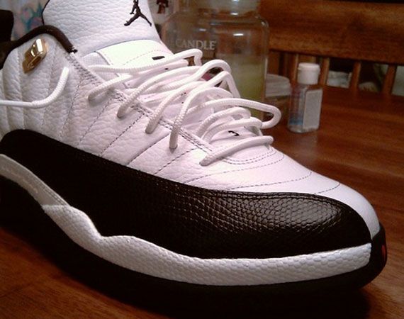 Air Jordan Xii Taxi Low Bibby Customs 01