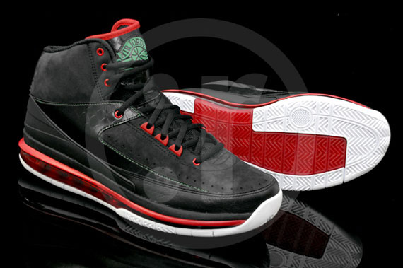 Aj2.0 Black Clsc Grn Var Red 08