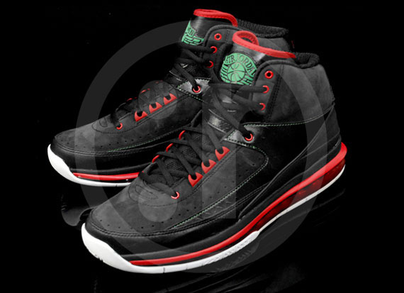 Aj2.0 Black Clsc Grn Var Red 09